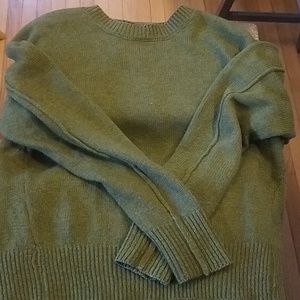 Oversize Army Green Sweater